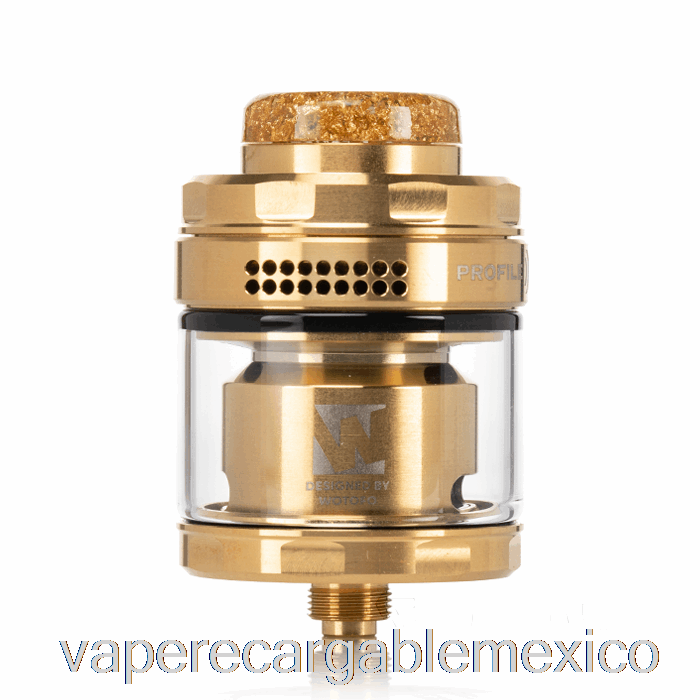 Vape Recargable Wotofo Perfil X 28mm Rta Dorado